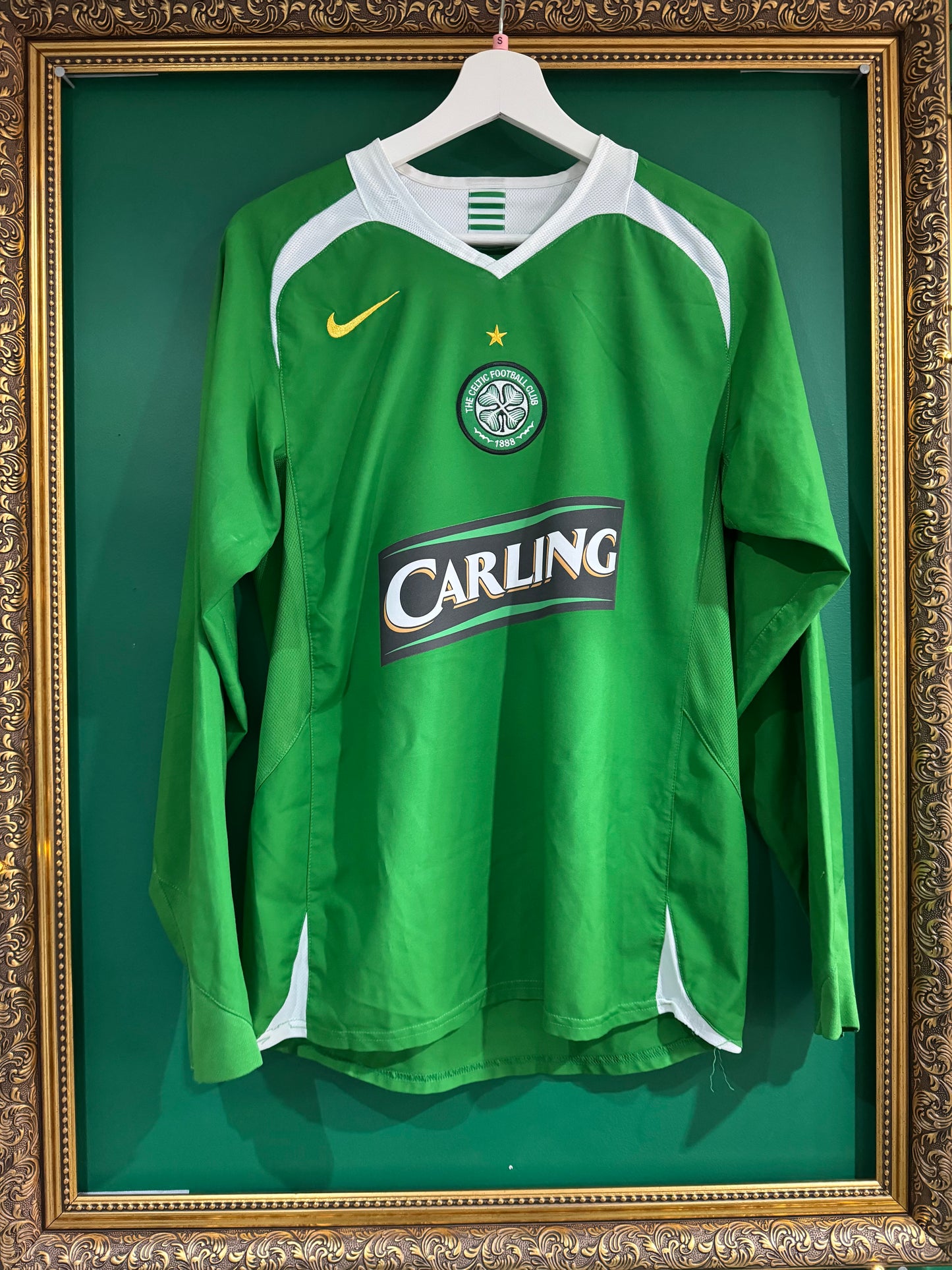 Celtic 2005/06 away shirt small ls Nakamura 25