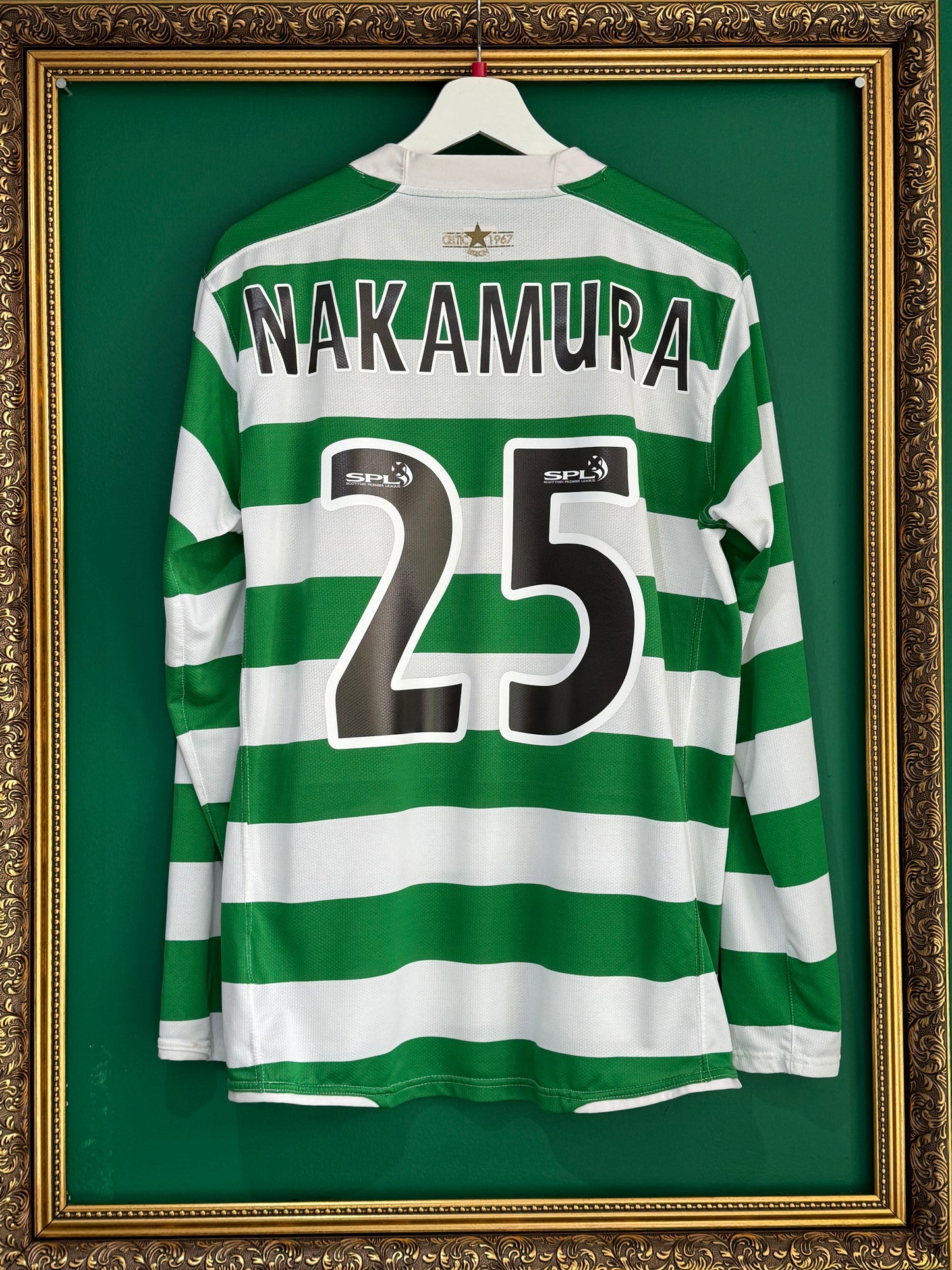 Celtic 2007/08 home large Nakamura 25 ls