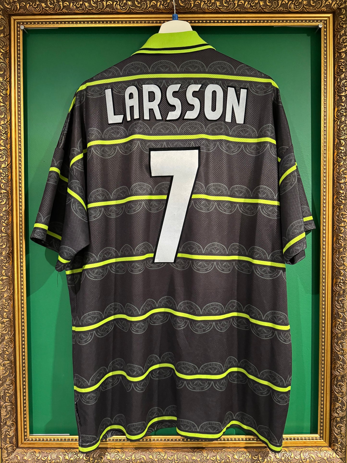 Celtic 1998/99 away shirt xxl Larsson 7