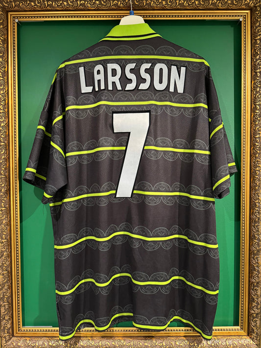 Celtic 1998/99 away shirt xxl Larsson 7