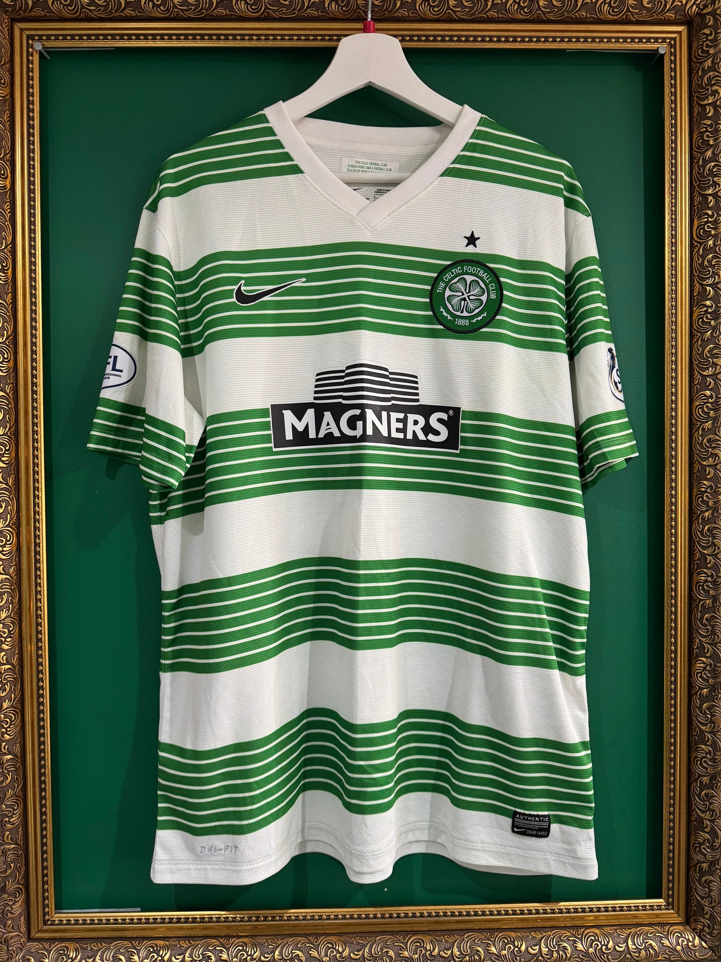 Celtic 2013/14 home shirt large Virgil 5