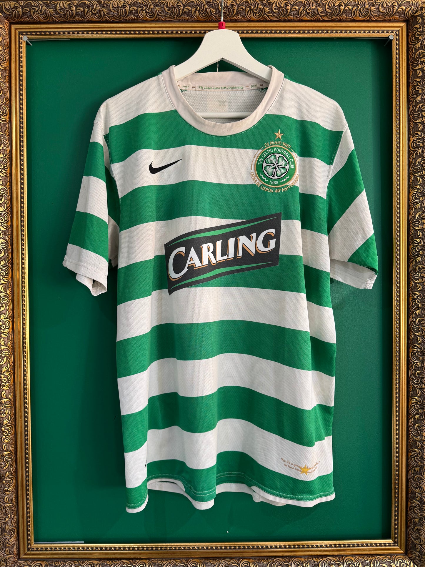 Celtic 2007/08 home shirt large Nakamura 25