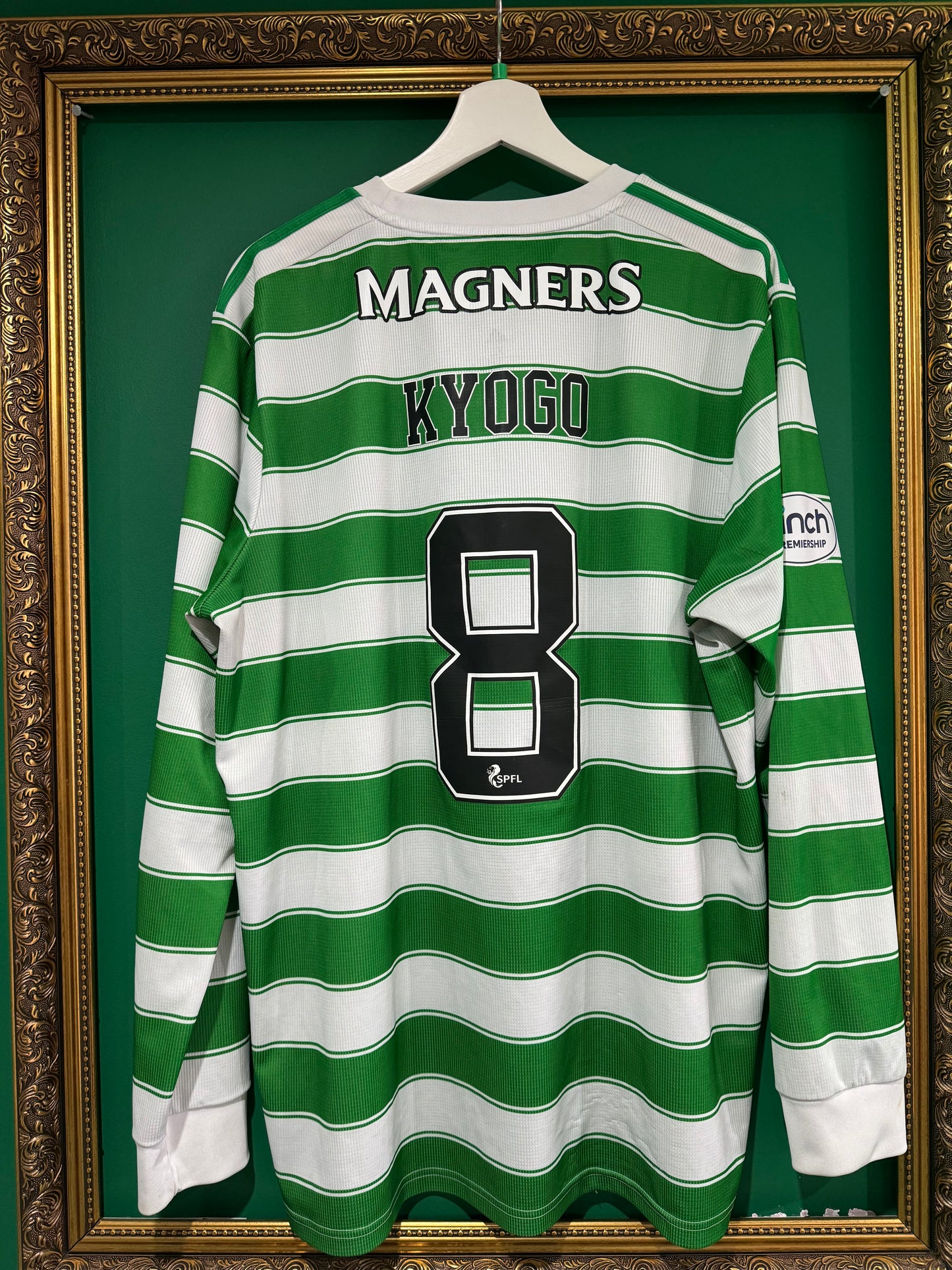 Celtic 2021/22 home xlarge Ls Kyogo 8