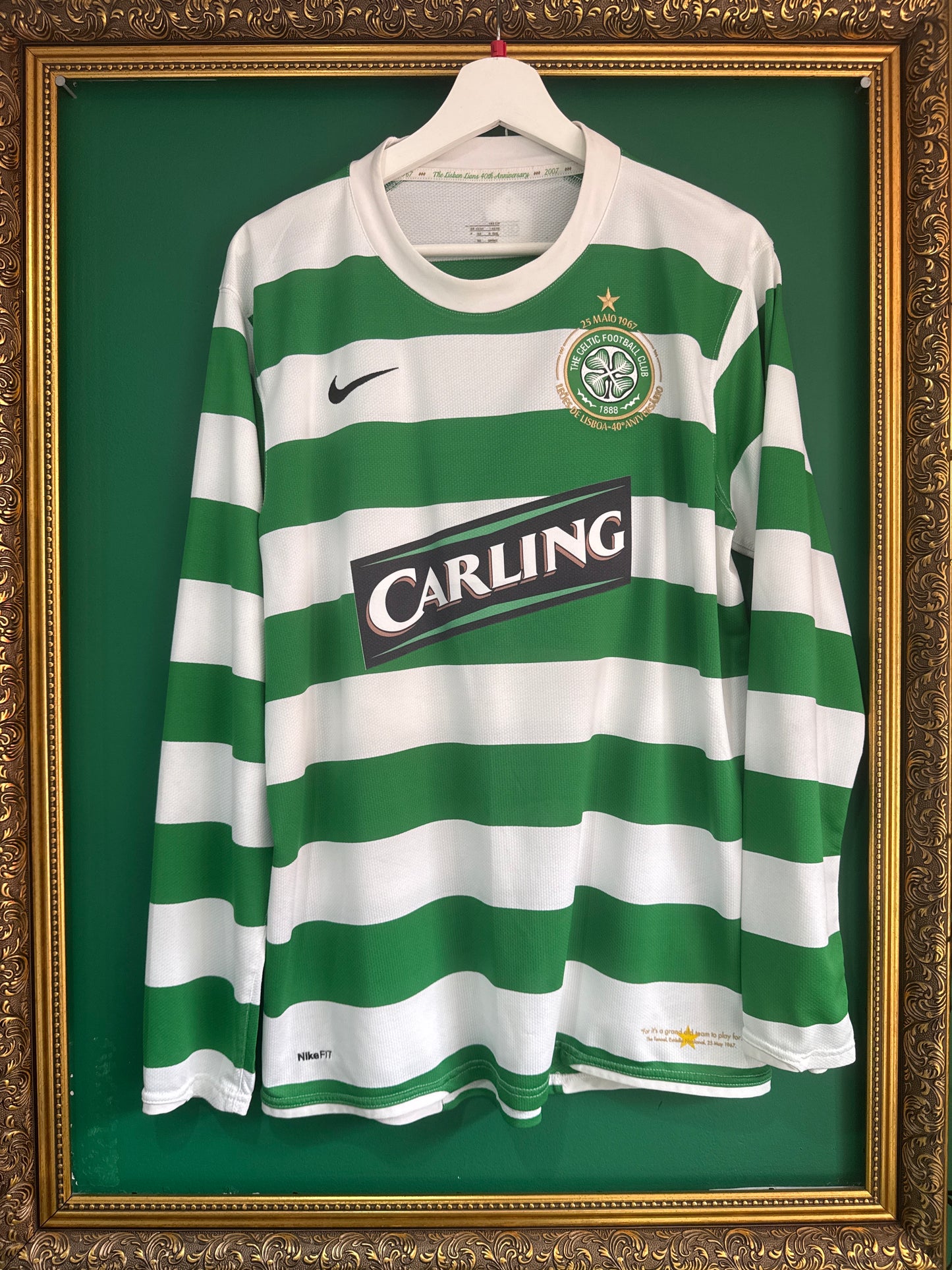 Celtic 2007/08 home large Nakamura 25 ls