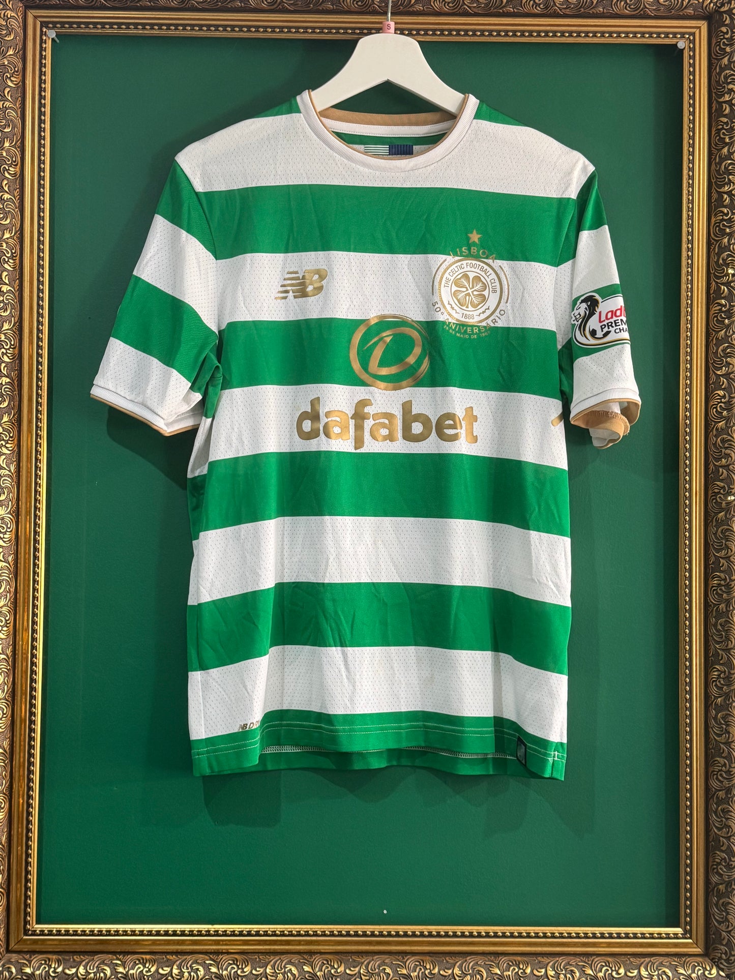 Celtic 2017/18 home shirt small Brown 8