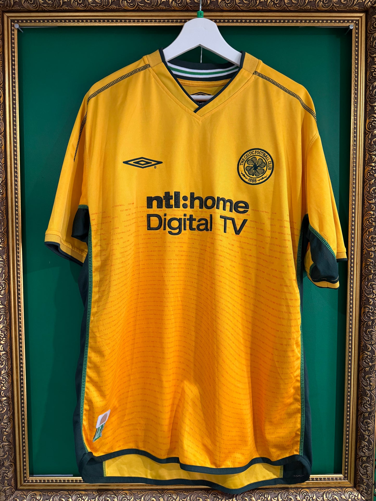 Celtic 2002/03 away shirt xlarge Larsson 7