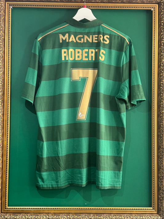 Celtic 2017/18 away shirt large Roberts 7
