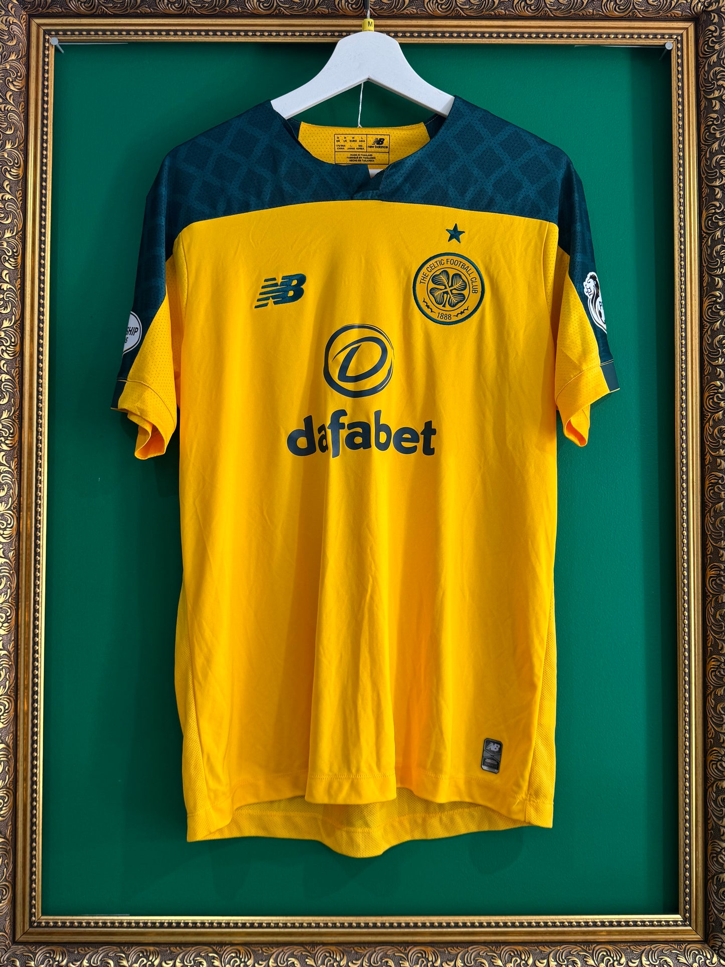 Celtic 2019/20 away shirt match prepared medium El Hamed 33