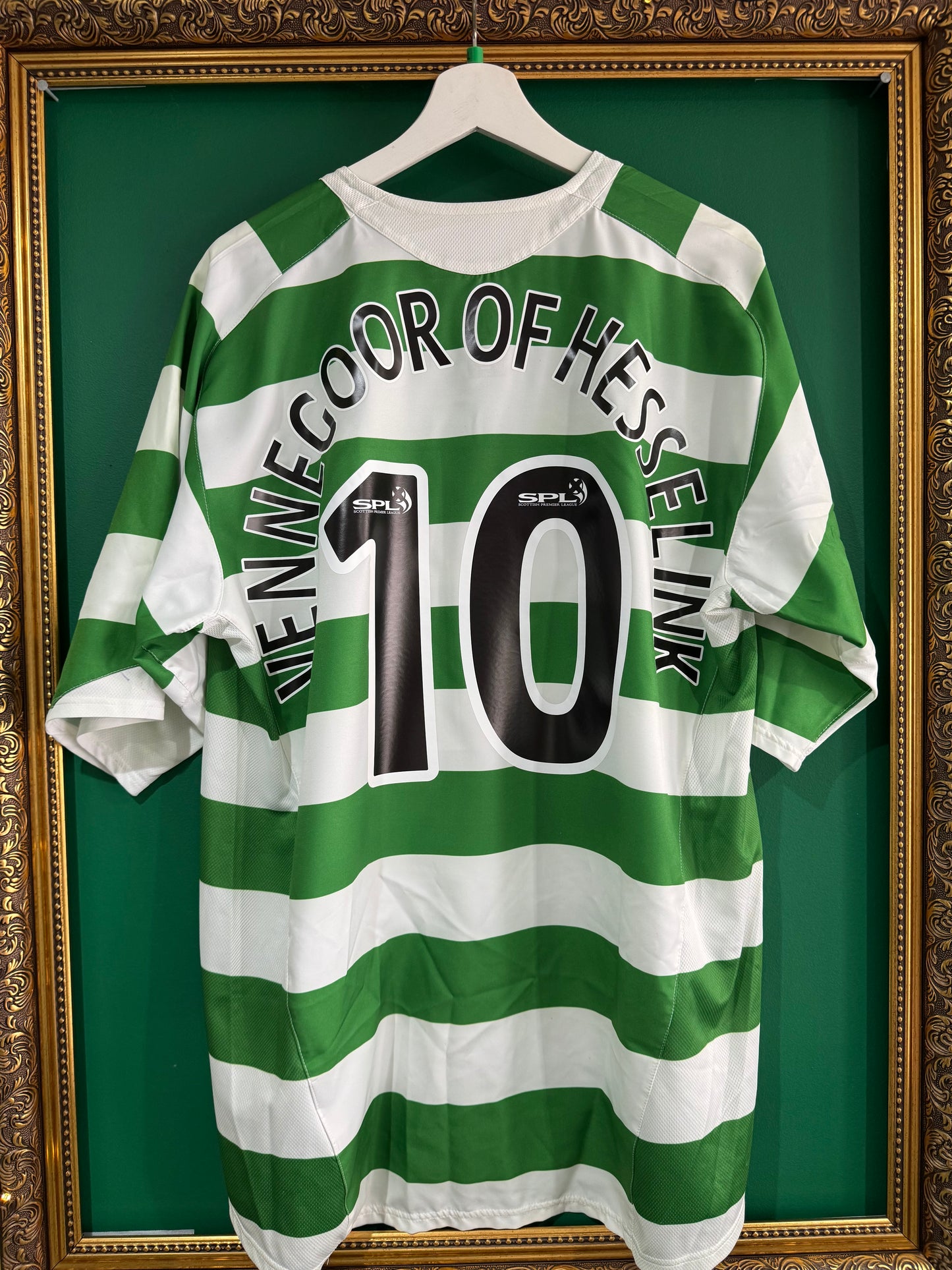 Celtic 2005/07 home shirt xlarge Vennegoor of Hesselink 10