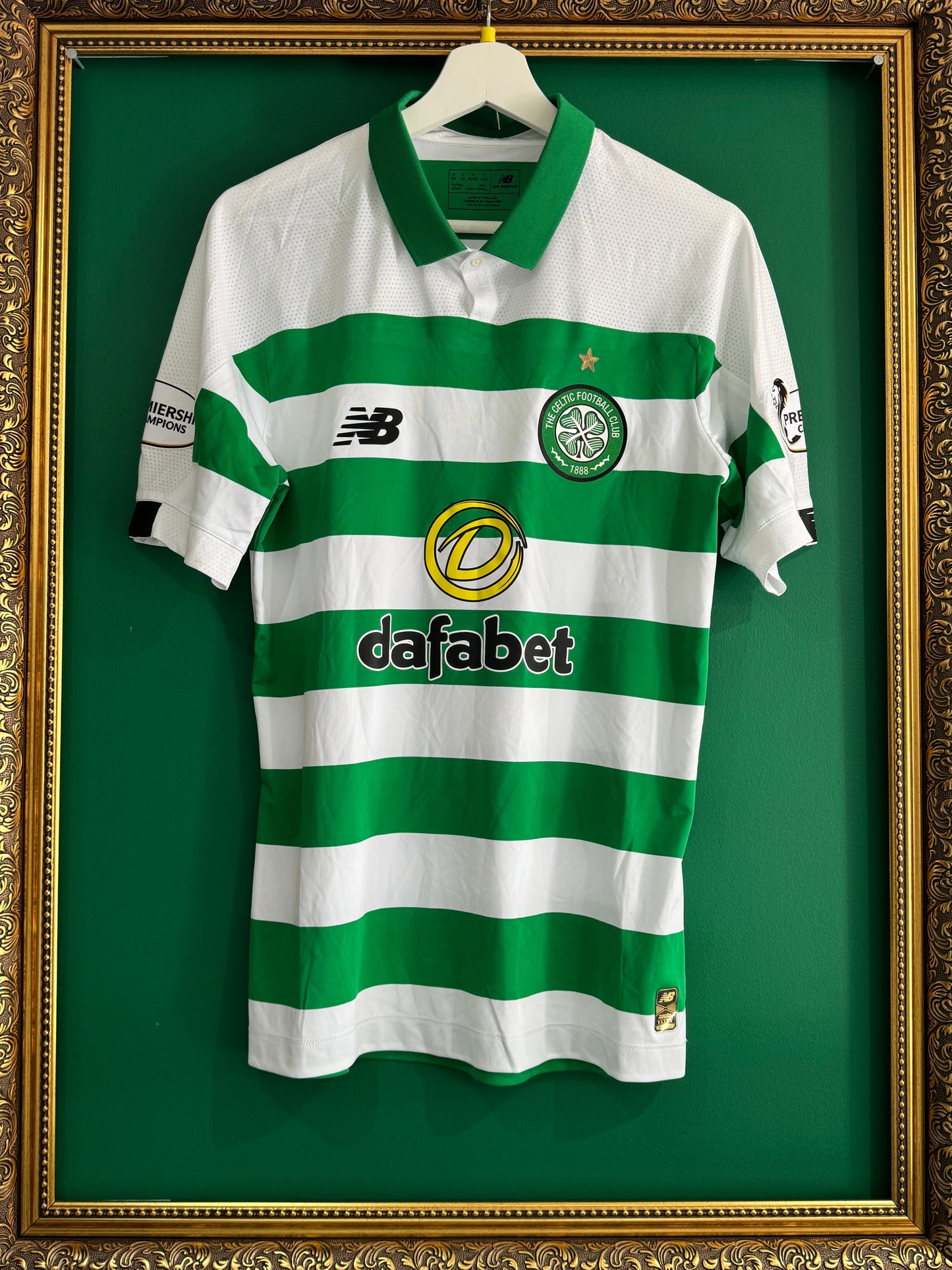 Celtic 2019/20 home shirt match prepared small Soro 12