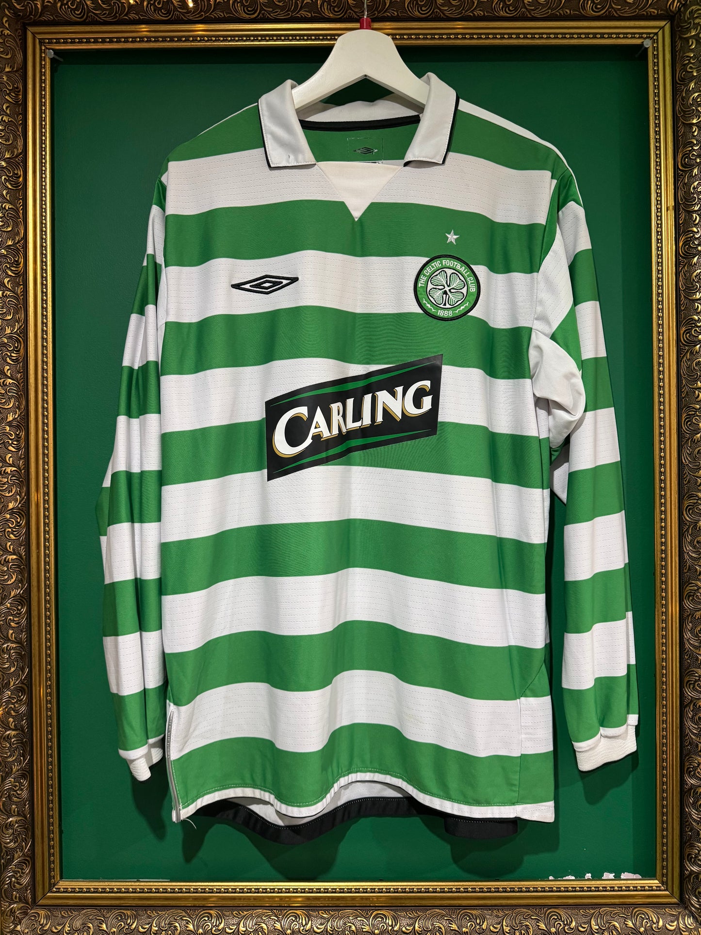 Celtic 2004/05 home shirt large ls