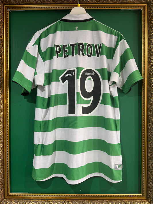 Celtic 2004/05 home shirt medium Petrov 19