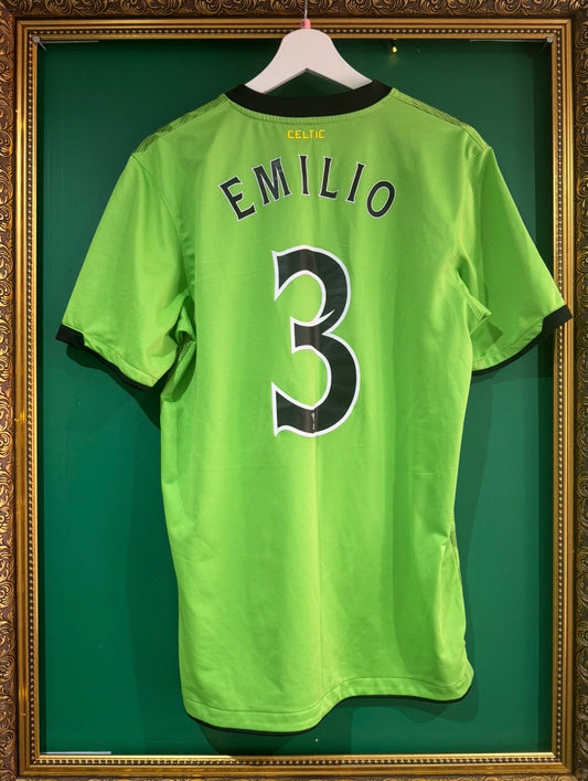 Celtic 2010/11 away shirt small Emilio 3