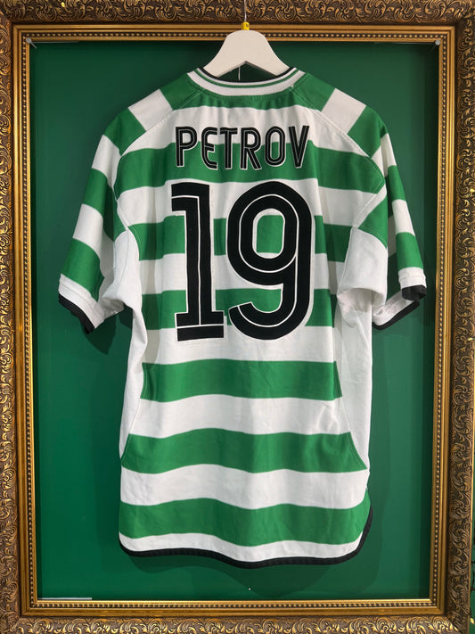 Celtic 2001/03 home shirt medium Petrov 19