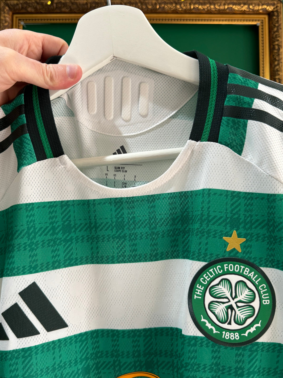 Celtic 2025/26 home Elite Matchshirt pre season Large 22 (Araujo)