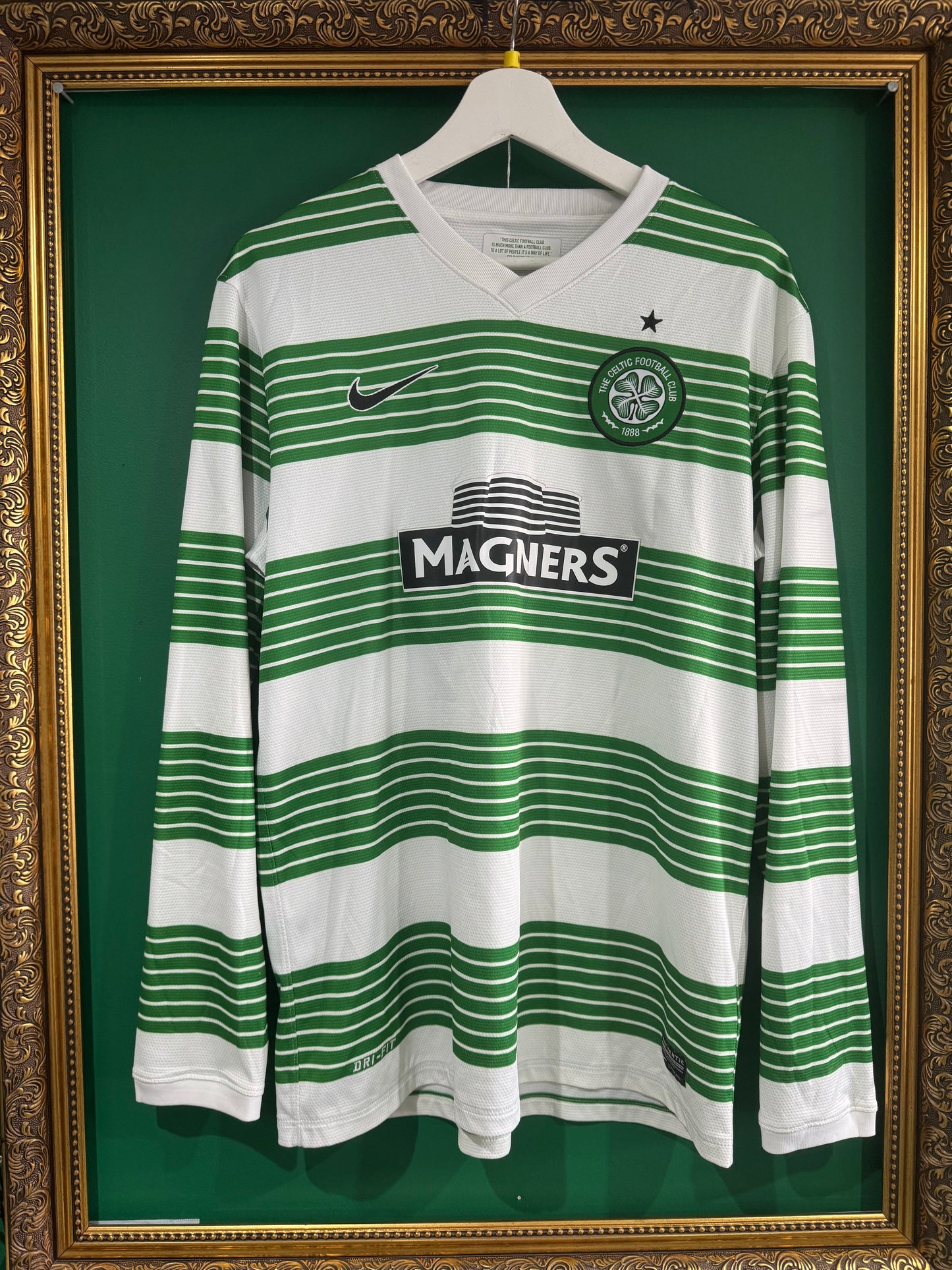 Celtic 2013/15 home shirt medium ls