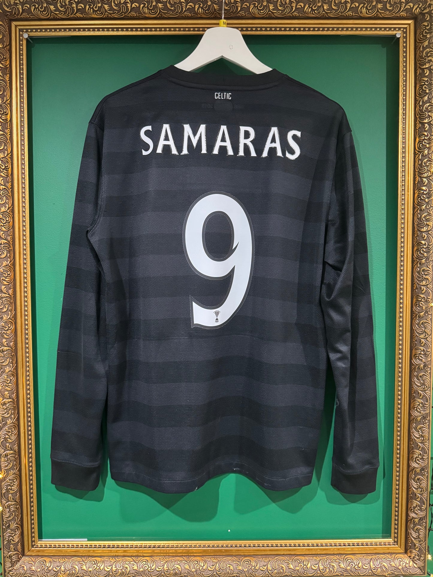 Celtic 2012/13 away shirt medium Samaras 9 long sleeve