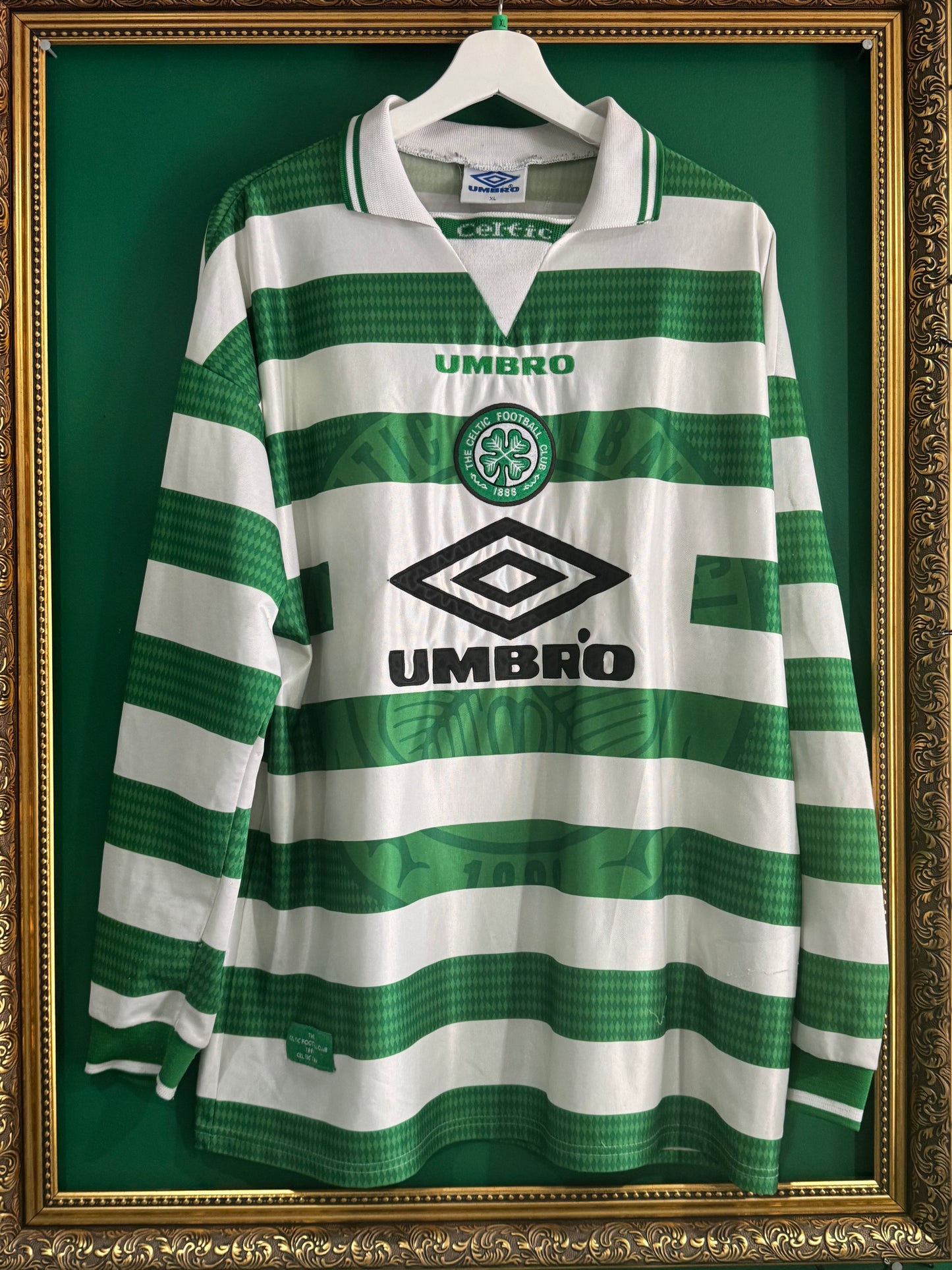 Celtic 1997/99 home shirt xlarge long sleeve