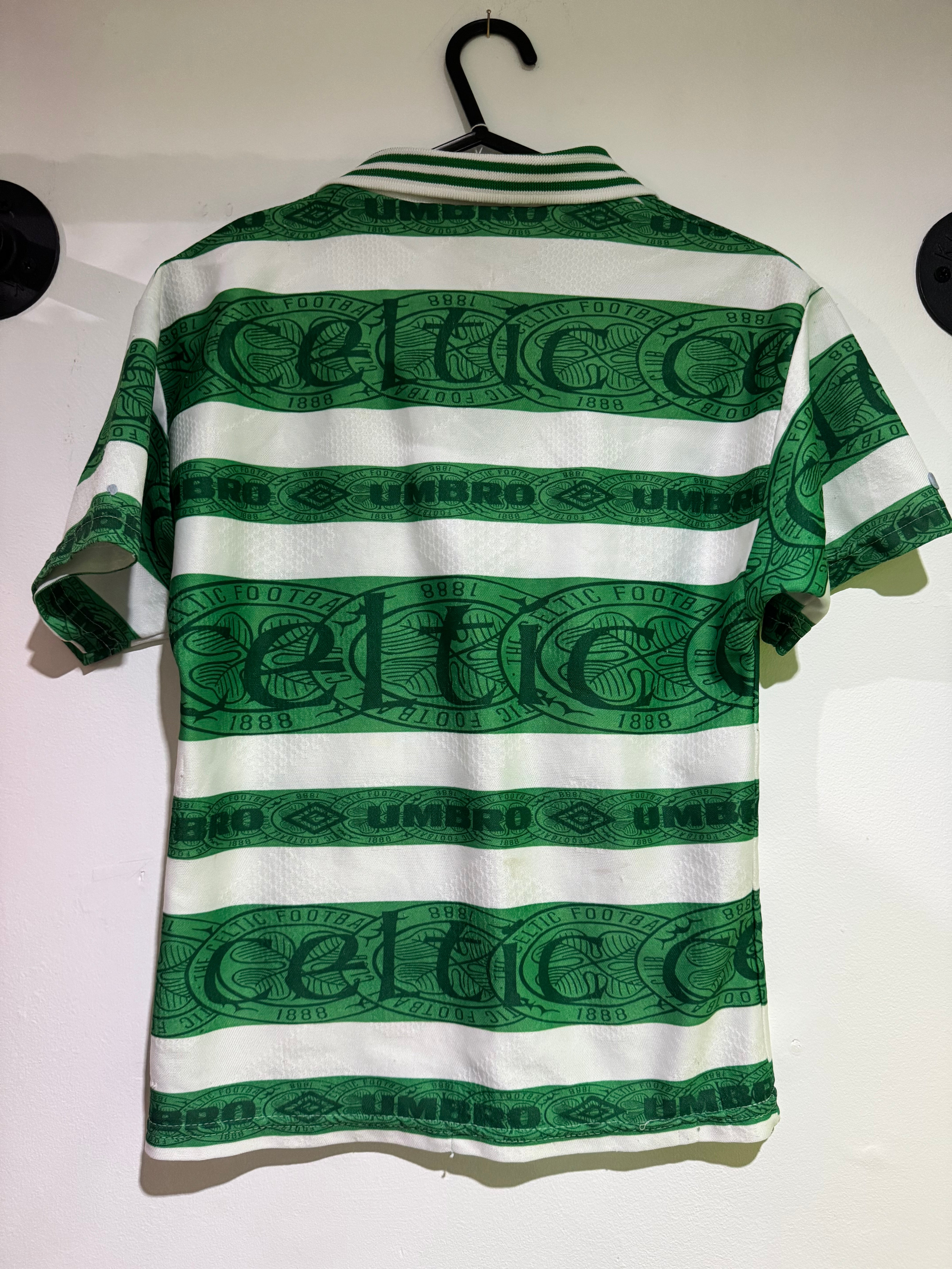 Celtic 1995/97 home shirt 8-10 years – The Glasgow Celtic Wear