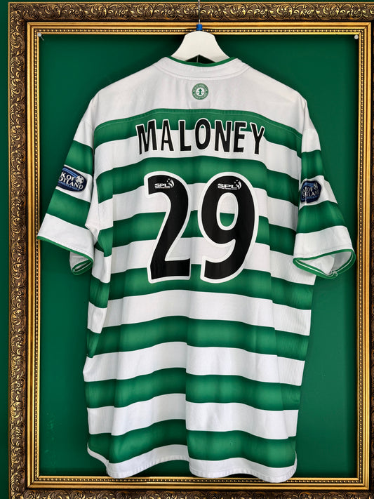 Celtic 2003/04 home Maloney 29 xxl