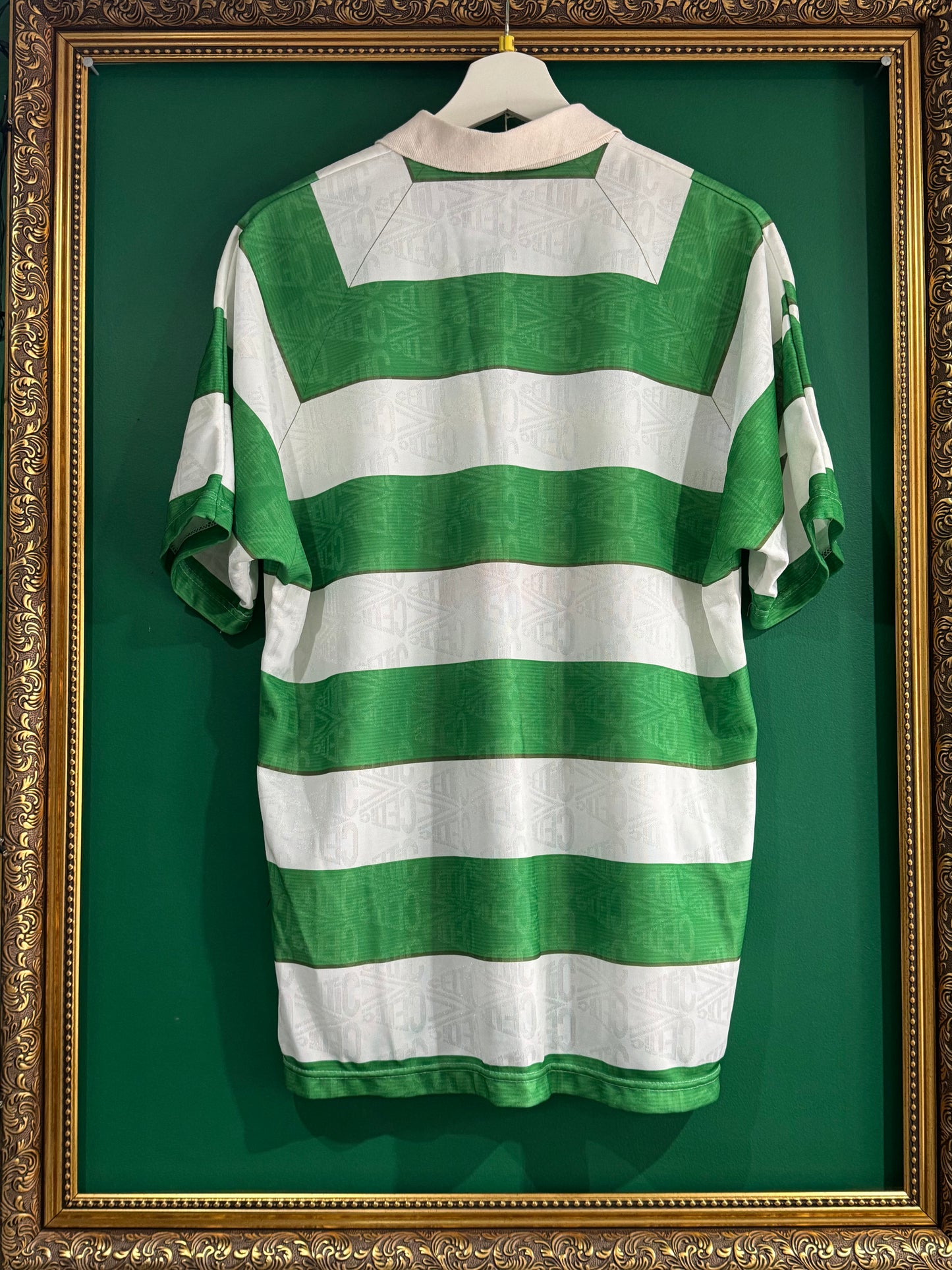 Celtic 1991/92 home shirt medium 9/10