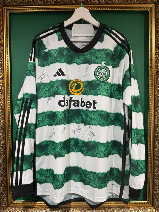 Celtic 2023/24 home shirt xlarge ls signed