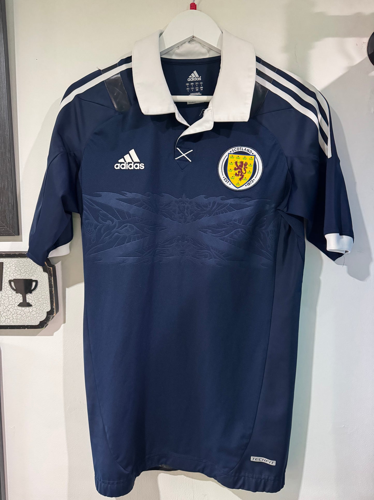Scotland 2012 home shirt large player spec