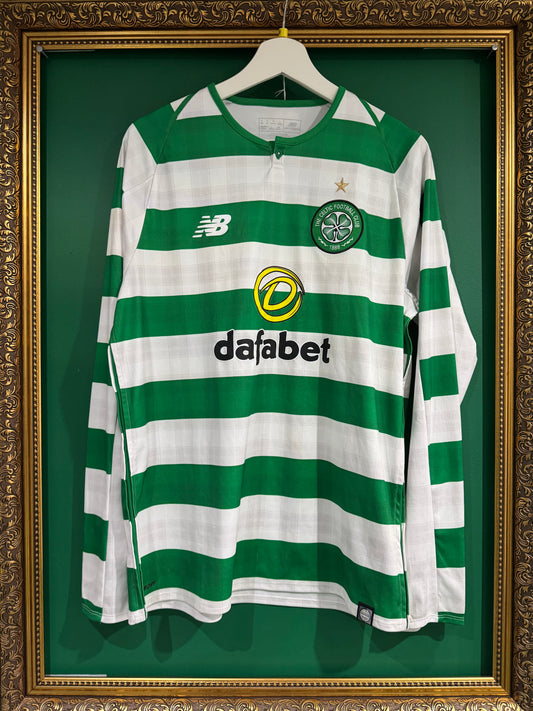 Celtic 2018/19 home shirt medium ls