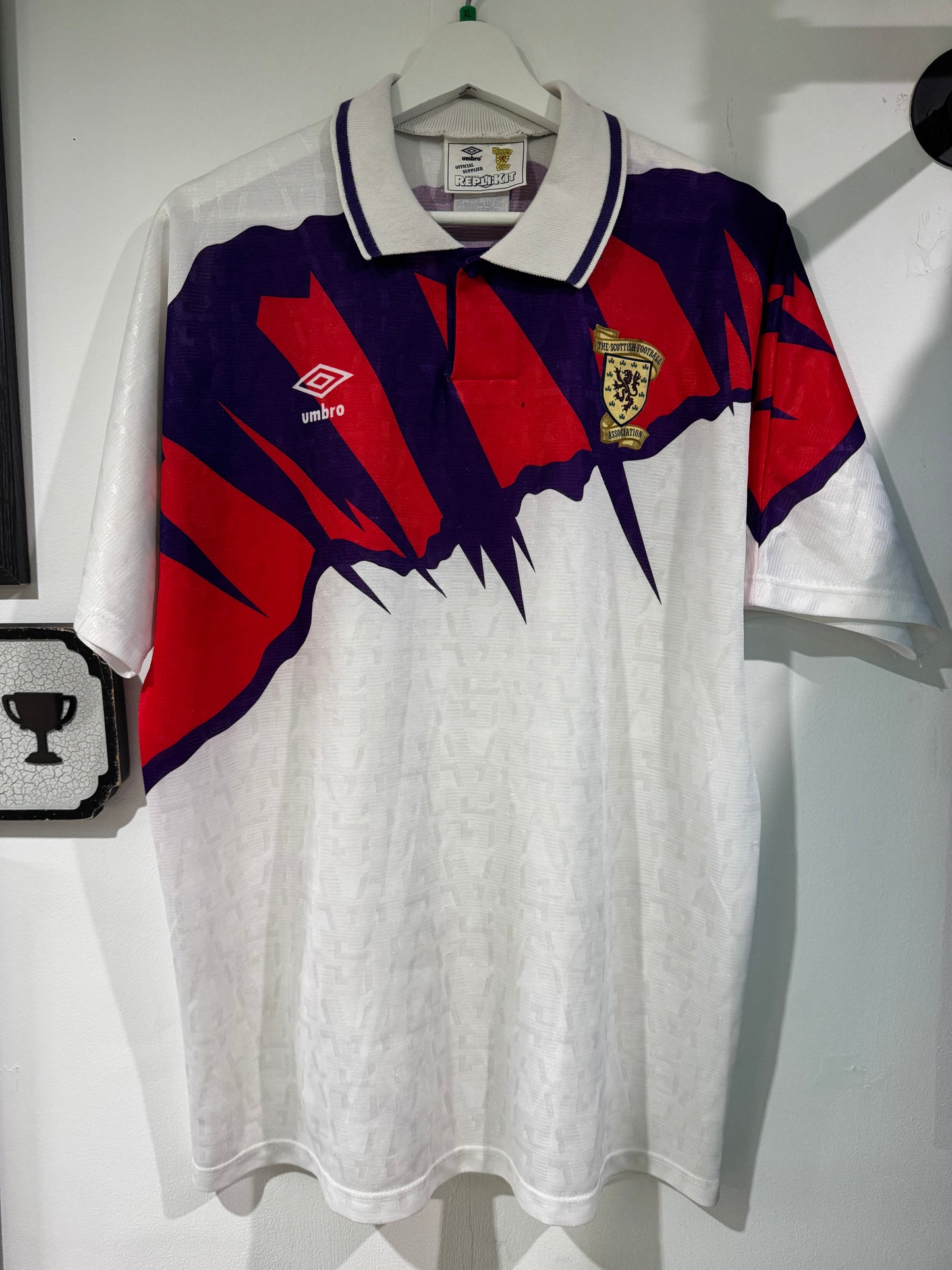Scotland 1992 away shirt xlarge