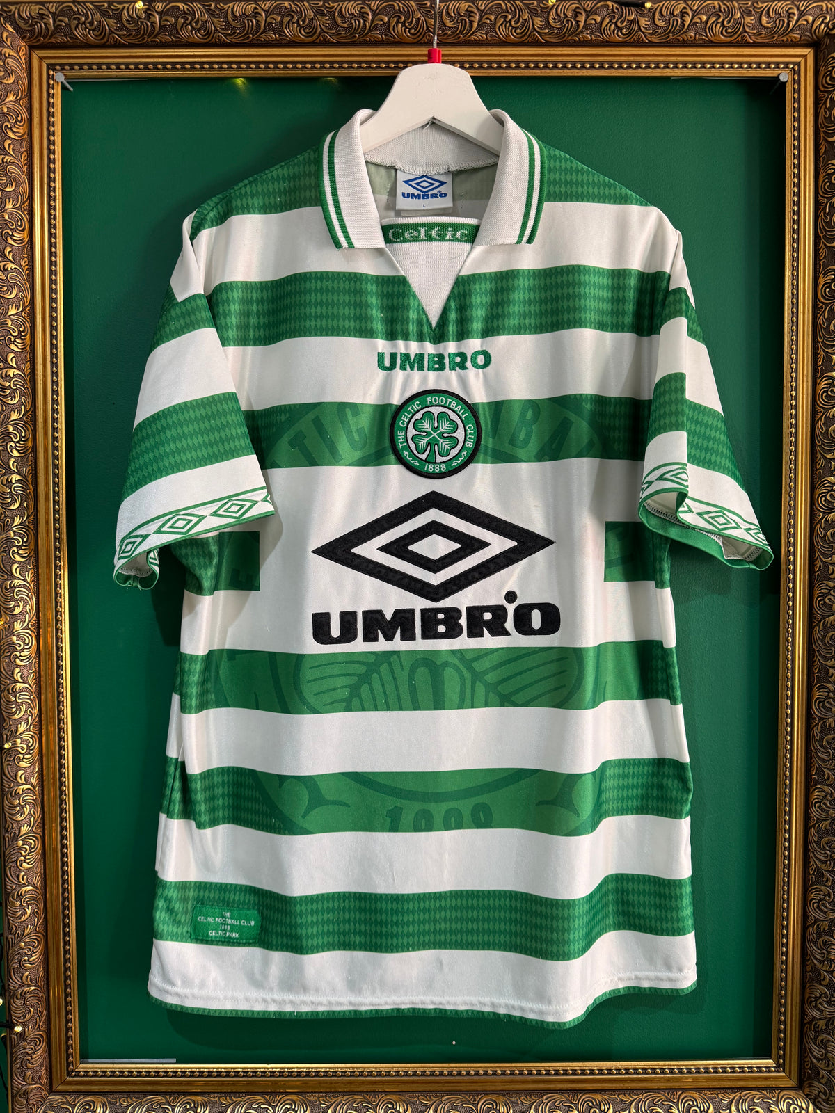 Celtic 1997/99 home shirt large