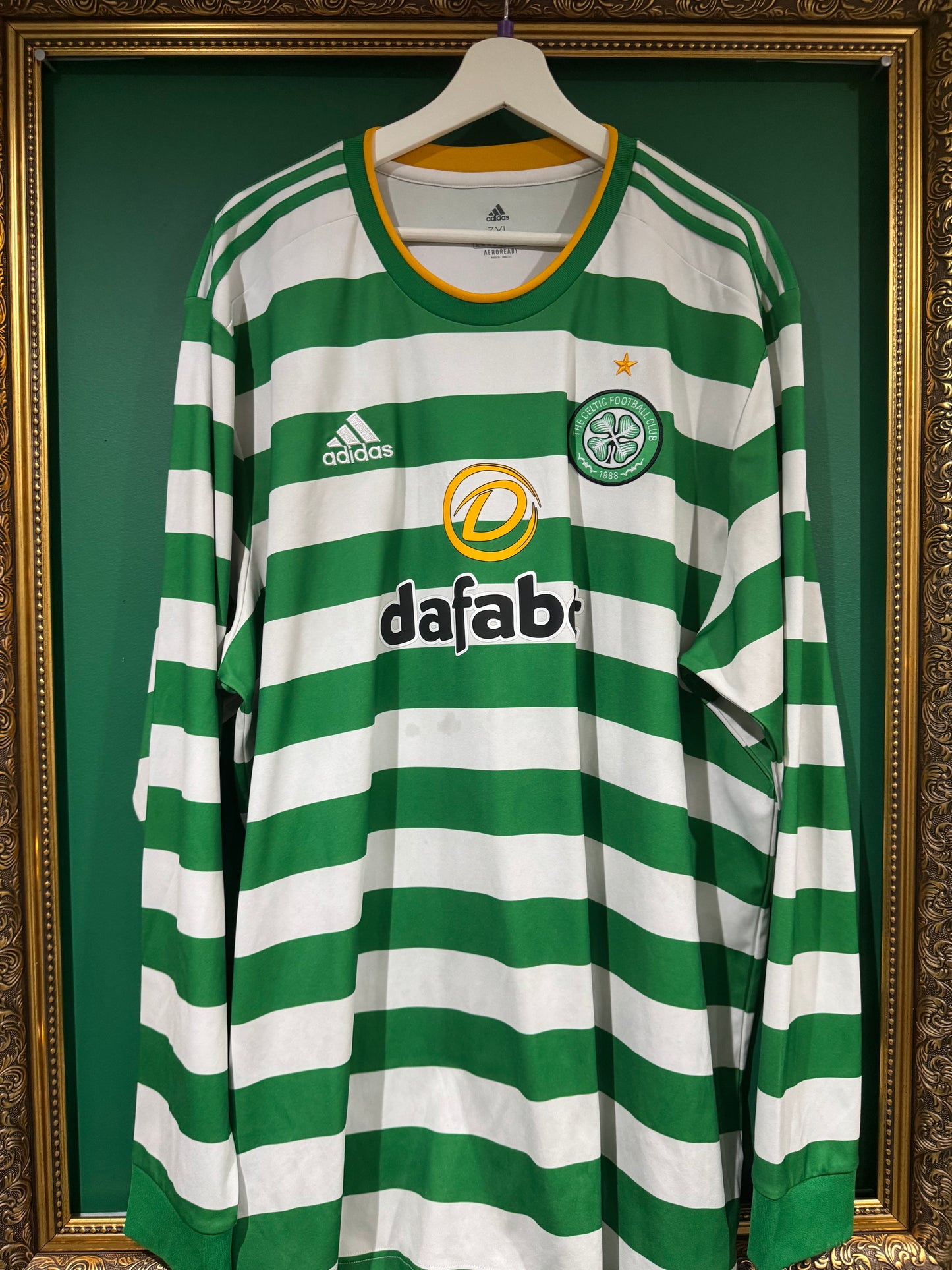 Celtic 2020/21 home shirt xxxlarge long sleeve