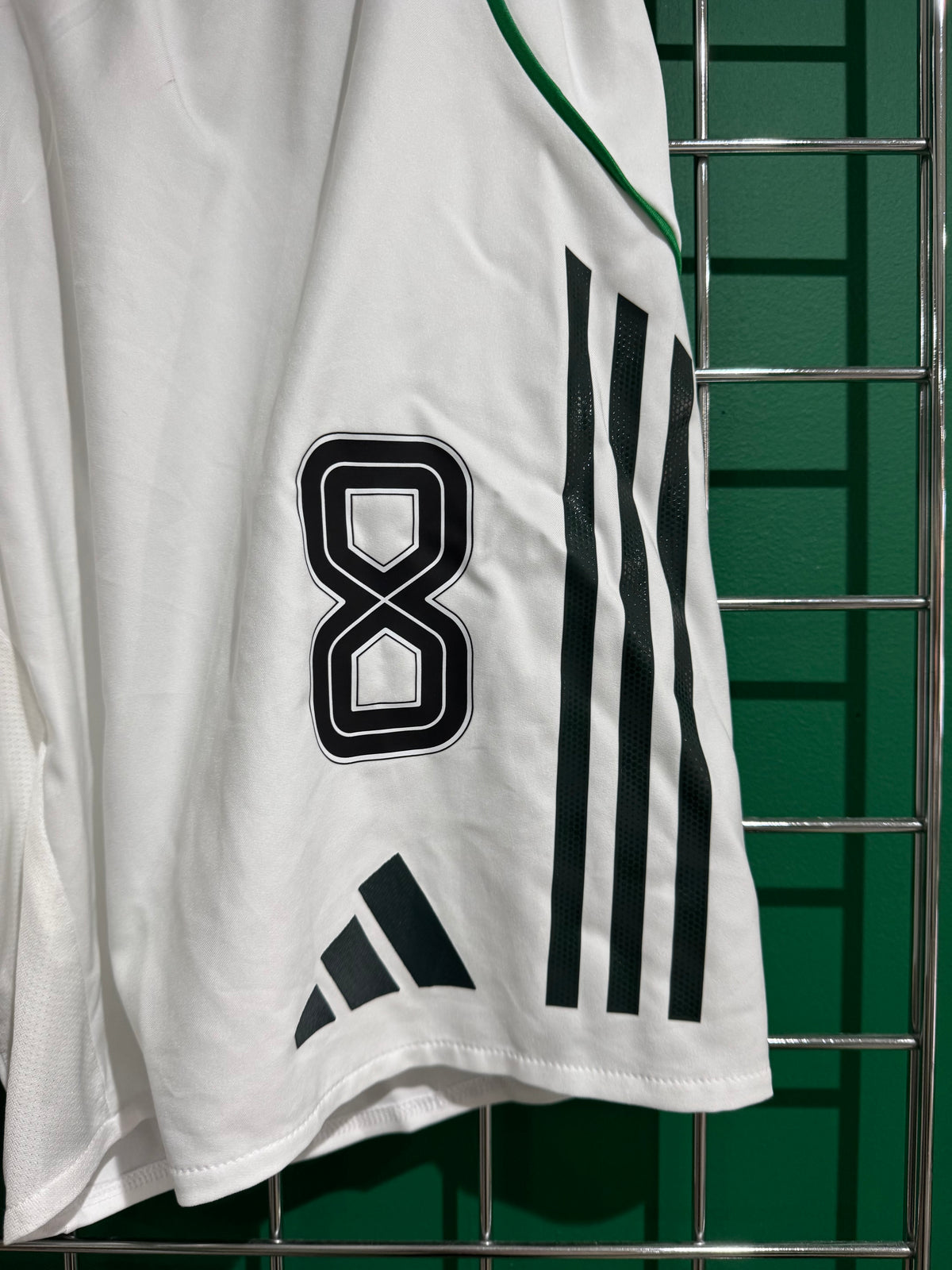 Celtic home matchworn shorts Nygren 8 large