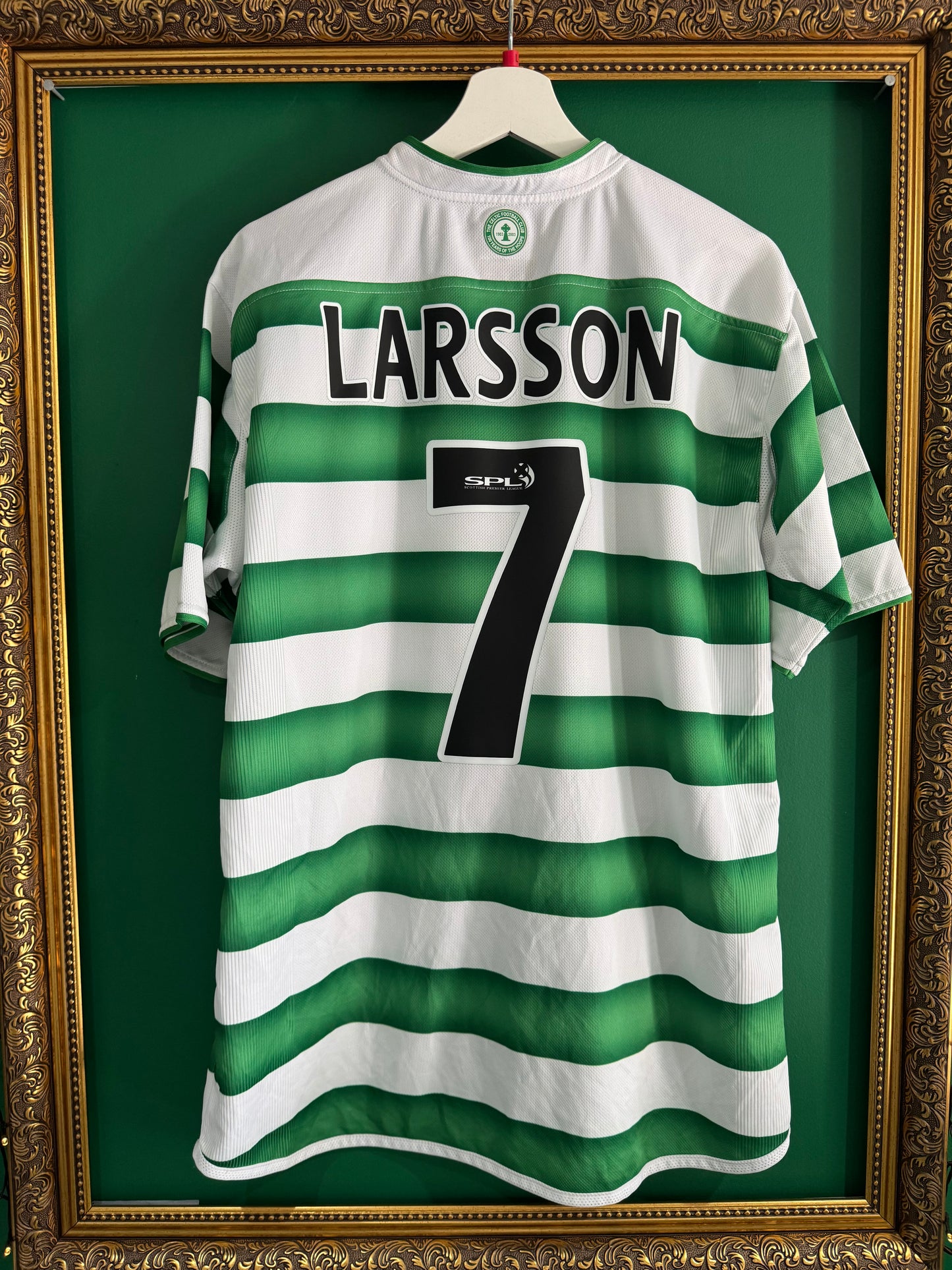 Celtic 2003/04 home shirt large Larsson 7