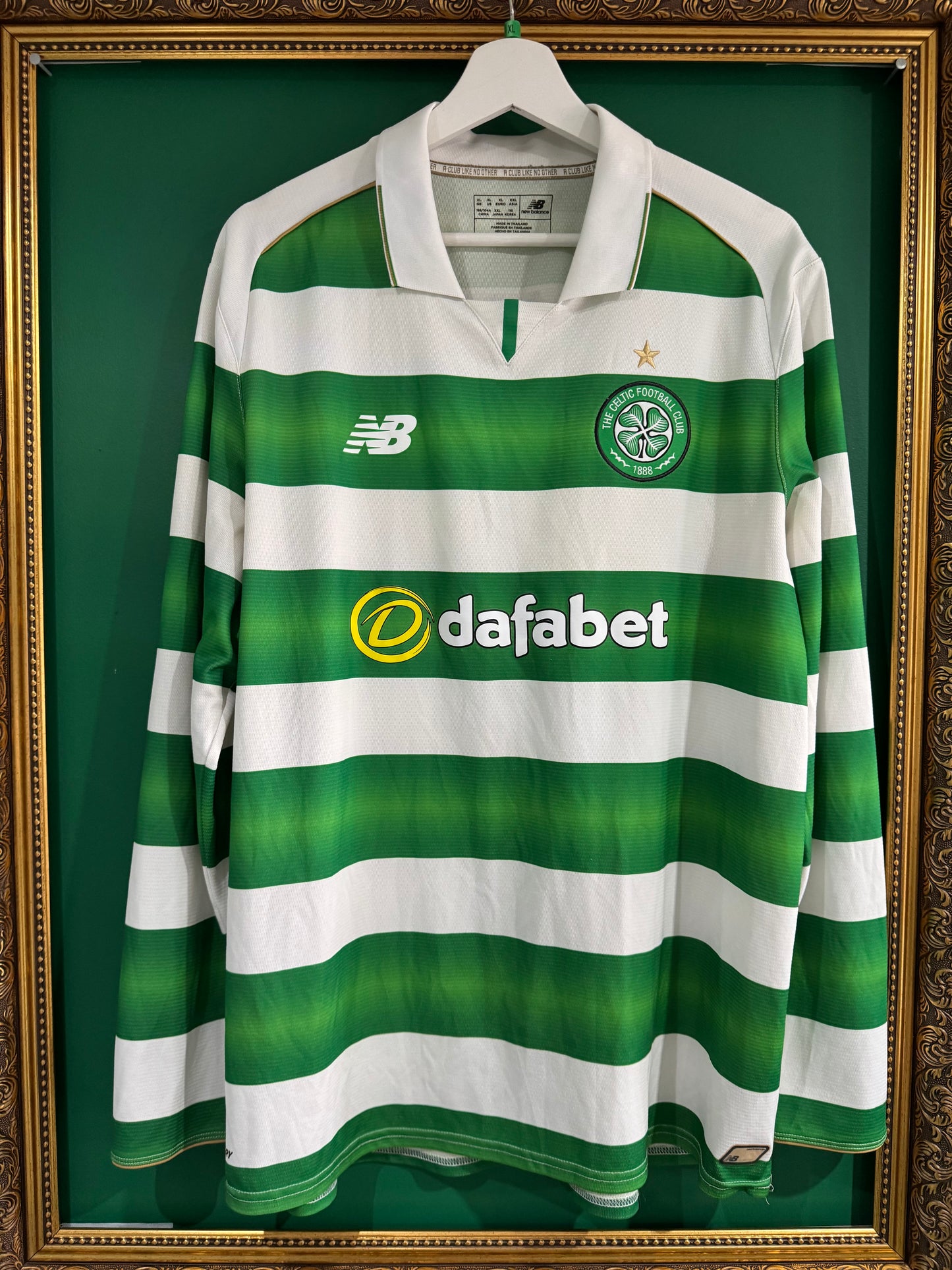 Celtic 2016/17 home shirt ls xlarge Dembele 10