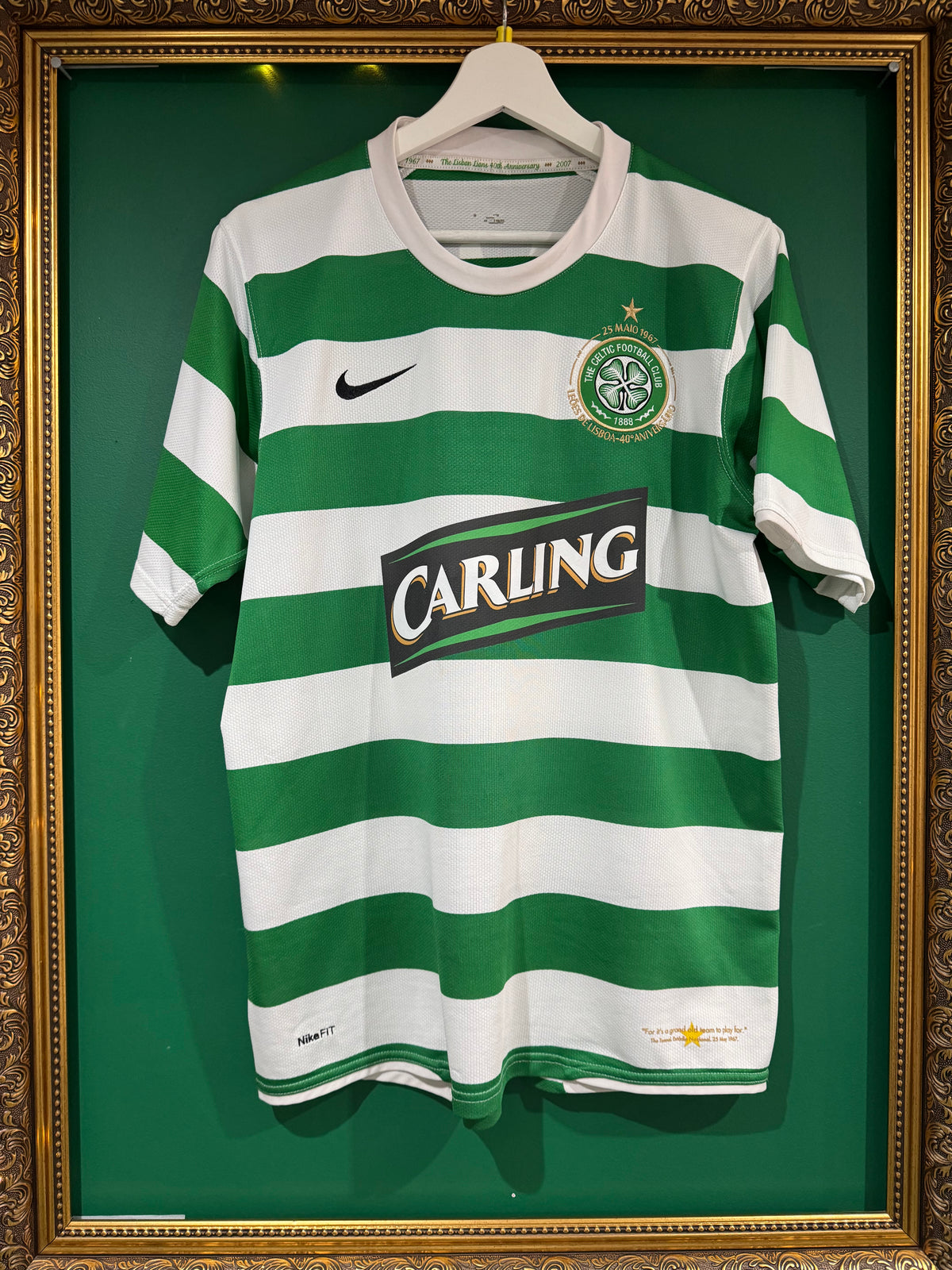 Celtic 2007/08 home shirt medium Nakamura 25