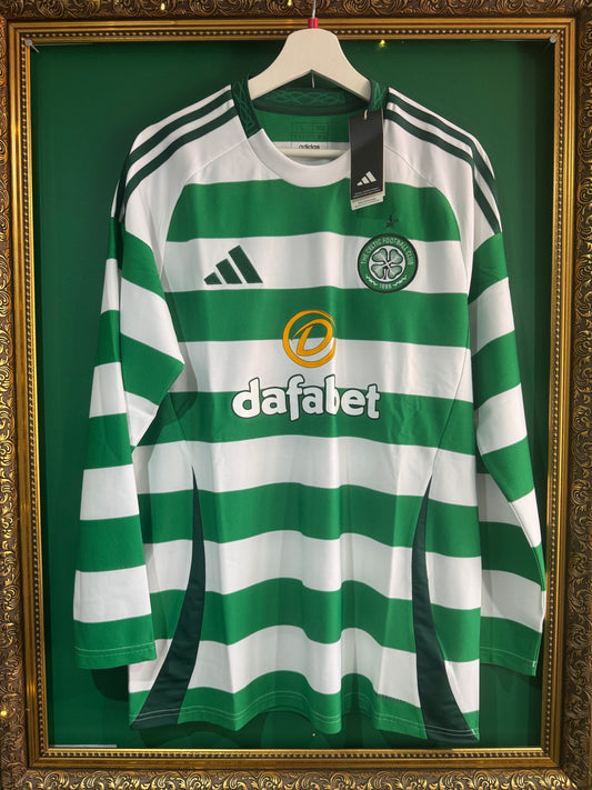 Celtic 2024/25 home shirt large ls BNWT
