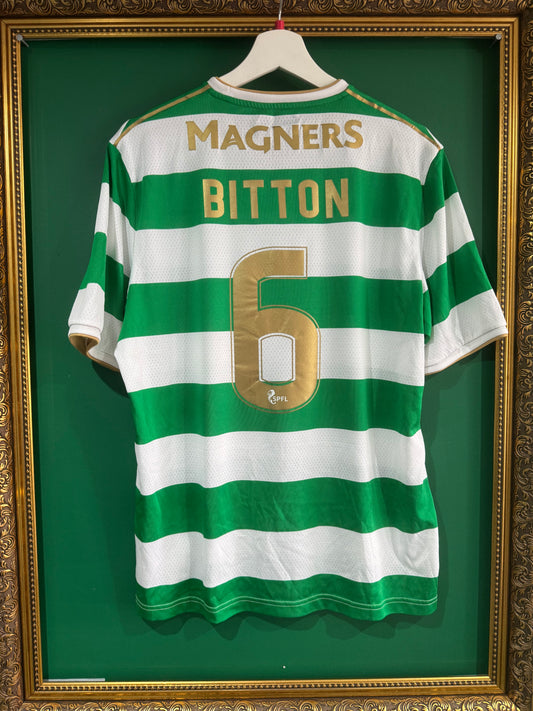 Celtic 2017/18 home shirt large Bitton 6