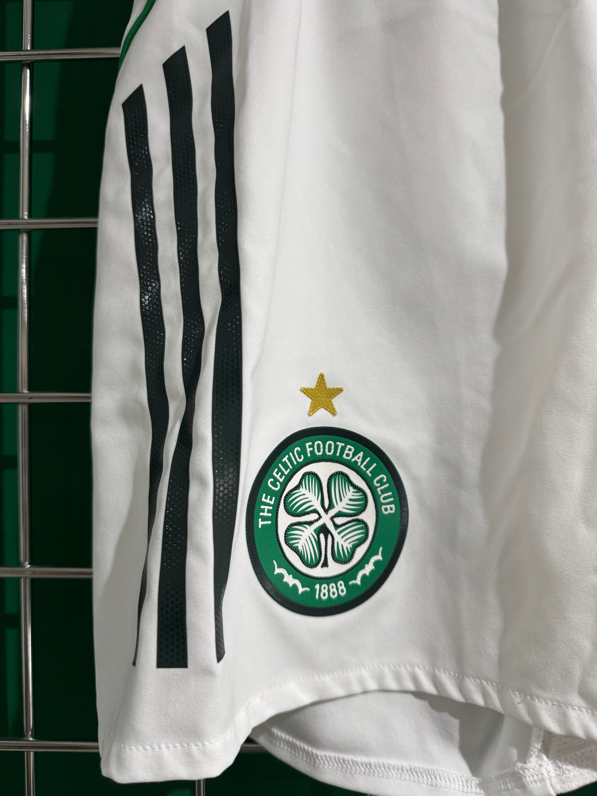 Celtic home European Match shorts small McGregor 42