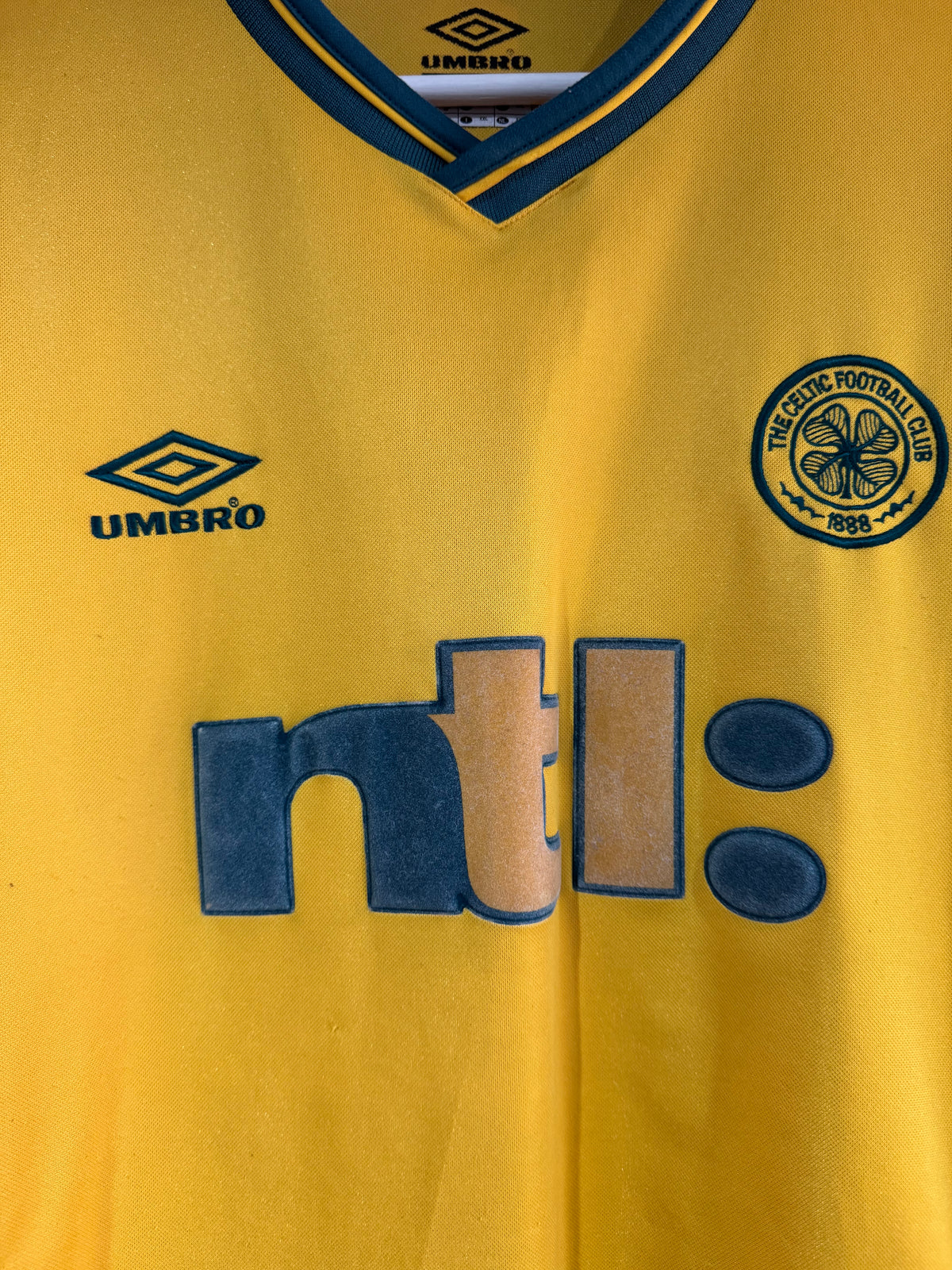 Celtic 2000/02 away shirt xxlarge ls