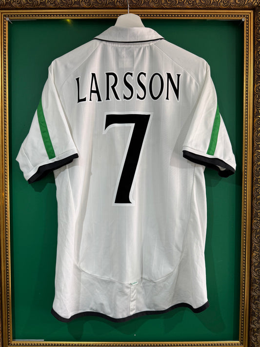 Celtic 2001/02 away shirt medium Larsson 7