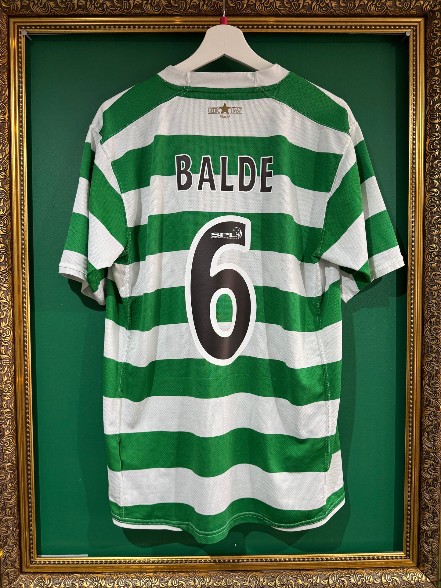 Celtic 2007/08 home shirt large Balde 6