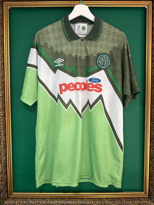 Celtic 1991/92 away shirt xlarge