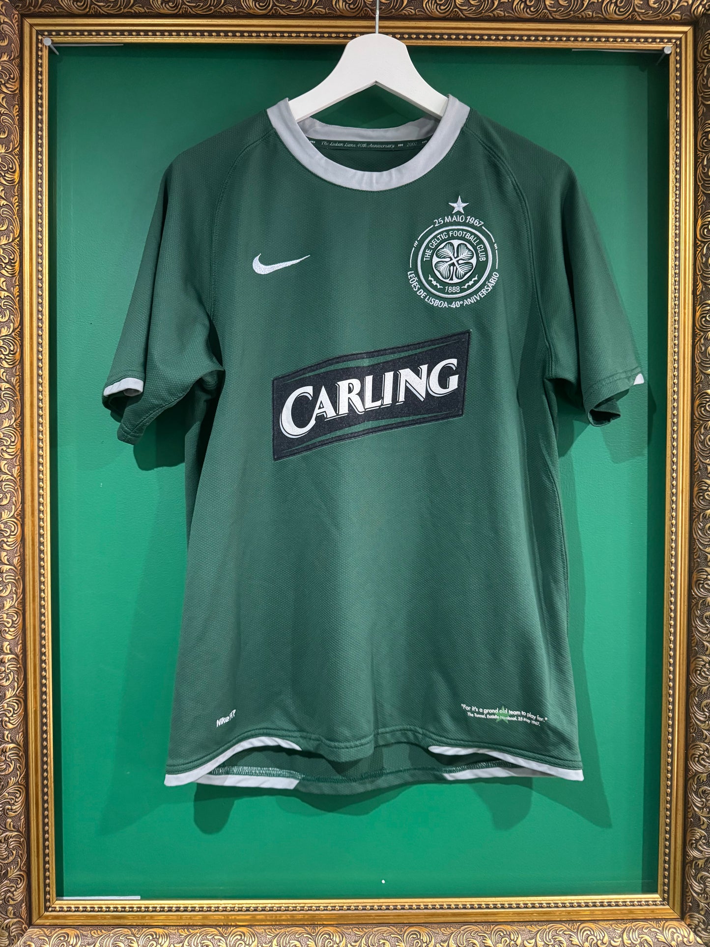 Celtic 2007/08 away shirt small Nakamura 25