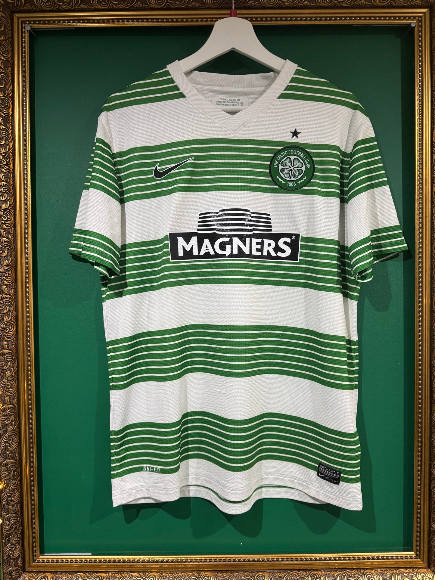 Celtic 2013/14 home shirt large Virgil 5