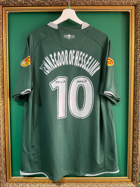 Celtic 2007/08 away shirt xlarge Vennegoor of Hesselink 10