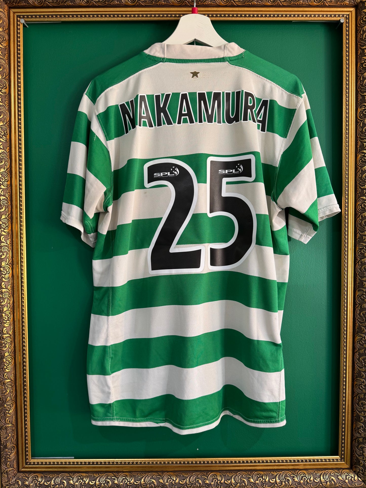 Celtic 2007/08 home shirt large Nakamura 25