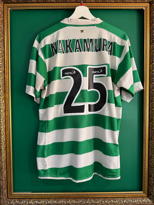 Celtic 2007/08 home shirt large Nakamura 25