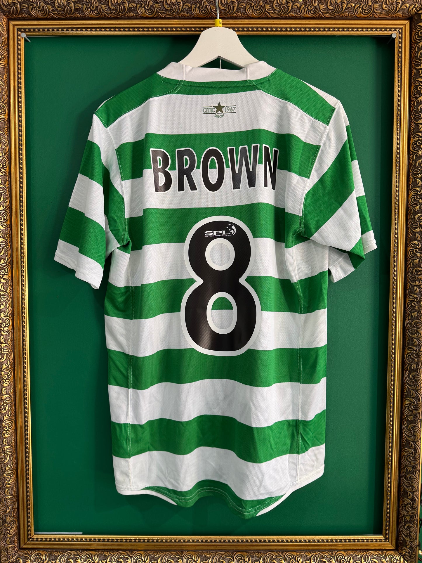 Celtic 2007/08 home medium Brown 8