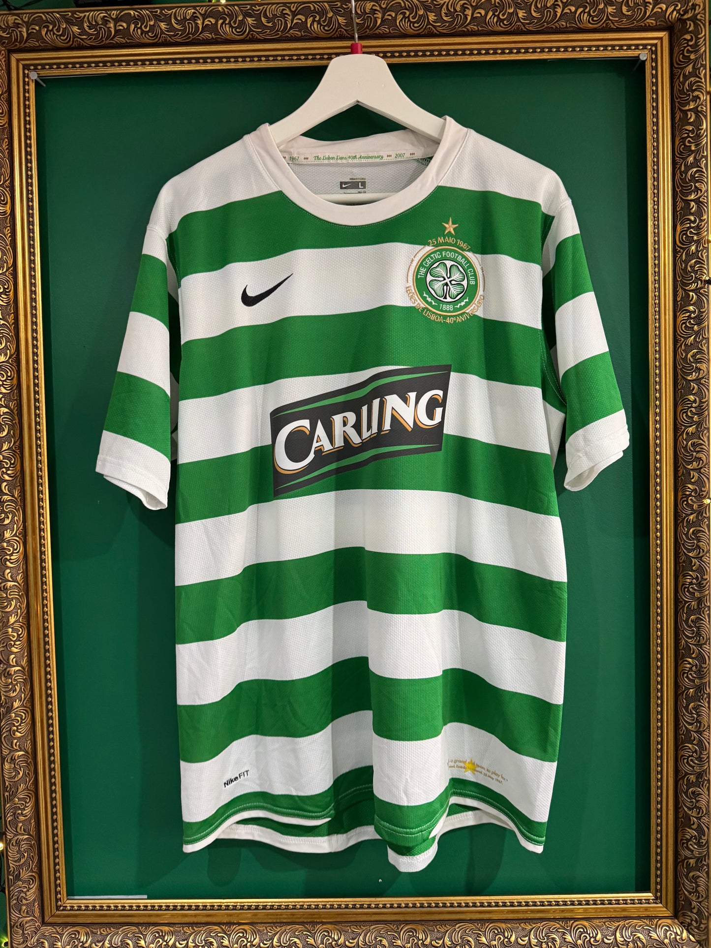 Celtic 2007/08 home shirt large Nakamura 25