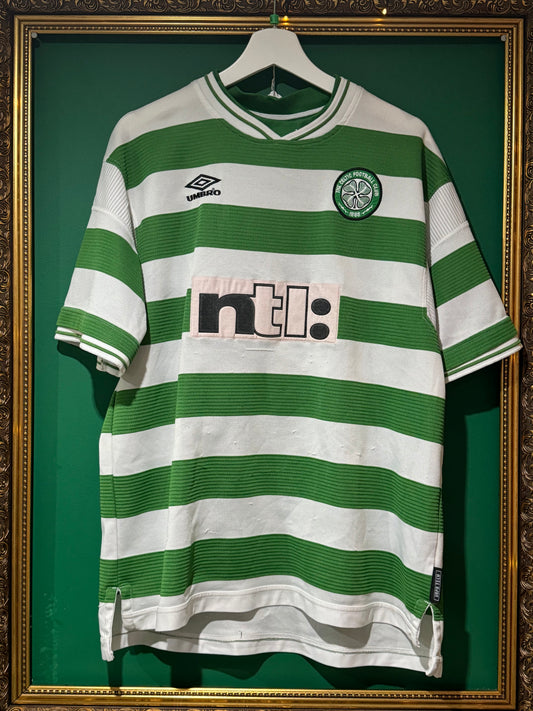 Celtic 1999/00 home rare recalled shirt xlarge